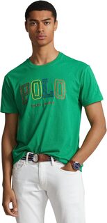 Рубашка-поло Classic Fit Logo Jersey Short Sleeve T-Shirt Polo Ralph Lauren, цвет Preppy Green