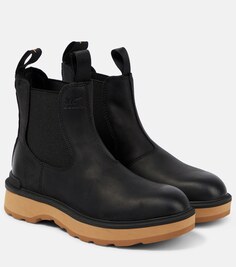 Кожаные ботинки челси hi-line Sorel, черный