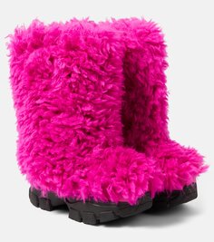 Зимние ботинки из искусственного меха Goldbergh, розовый