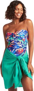 Накидка Sunset Frayed Sarong SEA LEVEL SWIM, цвет Sea