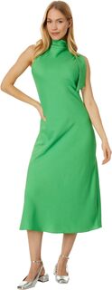 Платье-комбинация миди без рукавов Eleanar с воротником-хомутом Ted Baker, зеленый