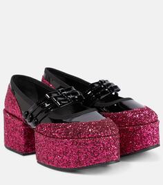 Платформа x repetto мэри джейнс Noir Kei Ninomiya, черный