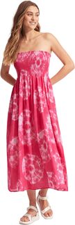 Пляжное платье с юбкой в ​​стиле тай-дай Seafolly, цвет Rose Pink
