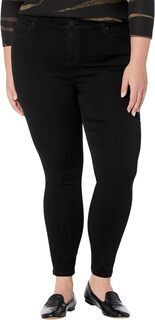 Джинсы Plus Size Abby High-Rise Ankle Skinny Jeans 28&quot; in Black Rinse Liverpool Los Angeles, цвет Black Rinse