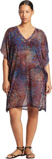 Накидка Hunter Mesh Kaftan Cover-Up SEA LEVEL SWIM, синий