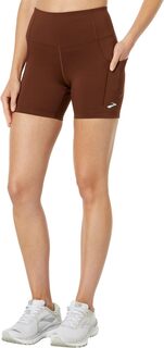 Метод 5 дюймов: короткие колготки Brooks, цвет Run Raisin