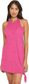 Пляжное платье с высоким воротником и накидкой для свидания BECCA, цвет Pink Flambe
