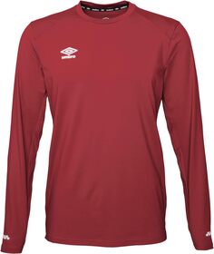 Тренировочный топ с длинными рукавами Umbro, цвет Rococo Red