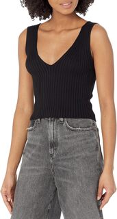 Майка Kirsten V-Neck Slim Tank Madewell, цвет True Black