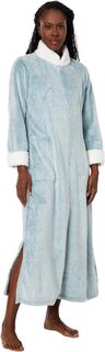 Халат Frosted Cashmere Fleece Zip Robe N by Natori, цвет Spruce