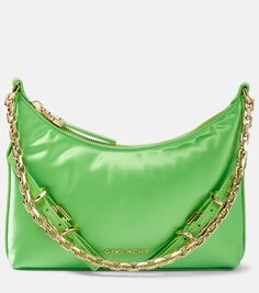 Миниатюрная атласная сумка на плечо voyou party Givenchy, зеленый