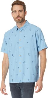 Рубашка на пуговицах с парусом Palm Quiksilver, цвет Dusk Blue Sail Palms