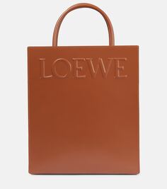Стандартная кожаная сумка-тоут формата а4. Loewe, коричневый