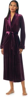 Халат Velvet Long Shawl Collar Robe LAUREN Ralph Lauren, цвет Burgundy