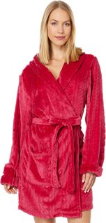 Халат Do Not Disturb Burnout Plush Robe Honeydew Intimates, цвет Garnet