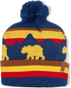 Акриловая вязаная шапка в стиле ретро Pendleton, цвет Bear 1