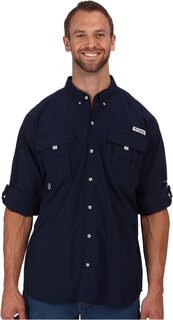 Рубашка с длинным рукавом Big &amp; Tall Bahama II Columbia, цвет Collegiate Navy