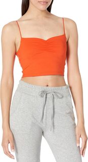 Майка MWL Flex Sweetheart Crop Tank Top Madewell, цвет Brilliant Tangerine