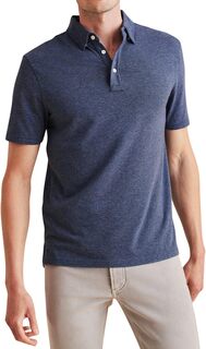 Рубашка-поло Movement Short Sleeve Polo Faherty, цвет Sea Navy Melange 1