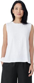 Майка High Crew Neck Tank Eileen Fisher, белый