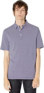 Рубашка-поло Movement Short Sleeve Polo Faherty, цвет Dusk Sea Stripe