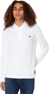 Рубашка-поло Long Sleeve Plain Fred Perry Shirt Fred Perry, белый