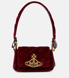 Маленькая бархатная сумка на плечо hazel Vivienne Westwood, красный