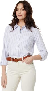Оксфордская классическая рубашка на пуговицах Vineyard Vines, цвет Stripe/Iris
