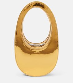 Миниатюрная сумка через плечо swipe из искусственной кожи Coperni, золото