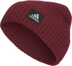 Шапка-бини с 4-кратным сложением из соснового узла adidas, цвет Shadow Red/Black/Grey