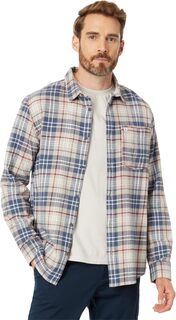 Рубашка Banchor Long Sleeve Flannel Quiksilver, цвет Plaza Taupe Banchor