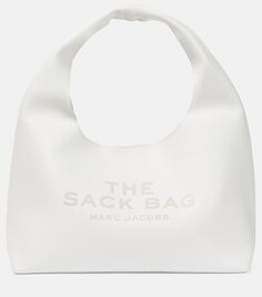 Кожаная сумка-тоут sack Marc Jacobs, белый