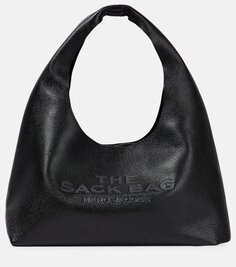 Кожаная сумка-тоут sack Marc Jacobs, черный