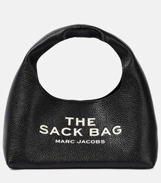 Миниатюрная кожаная сумка-тоут the sack Marc Jacobs, черный