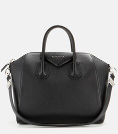 Кожаная сумка-тоут antigona среднего размера Givenchy, черный