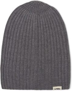 Популярная модная шапка-бини LABEL, серый