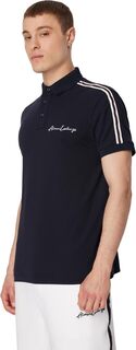 Рубашка-поло Piquet Polo Shirt Armani Exchange, цвет Deep Navy