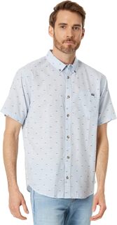 Рубашка All Day Jacquard Short Sleeve Woven Billabong, цвет Blue Haze