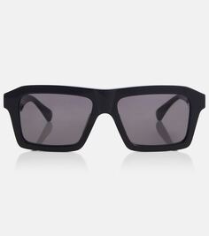 Прямоугольные солнцезащитные очки Bottega Veneta, черный
