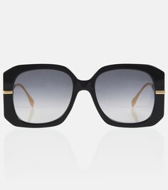 Солнцезащитные очки fendigraphy в квадратной оправе Fendi, черный