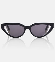 Солнцезащитные очки fendi way в кошачьем глазу Fendi, черный