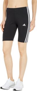 Велосипедные шорты Essentials с 3 полосками adidas, цвет Black/White