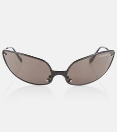 Солнцезащитные очки «кошачий глаз» Acne Studios, черный
