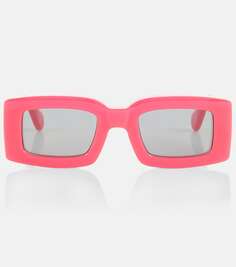 Солнцезащитные очки les lunettes tupi в квадратной оправе Jacquemus, розовый
