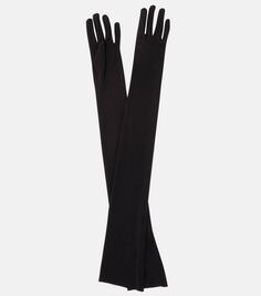 Длинные перчатки Norma Kamali, черный