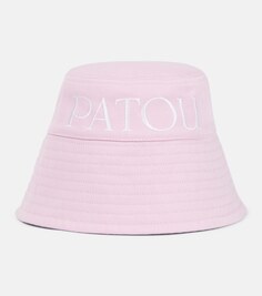 Панама из хлопка с логотипом Patou, розовый
