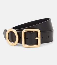 Кожаный ремень la ceinture regalo Jacquemus, черный