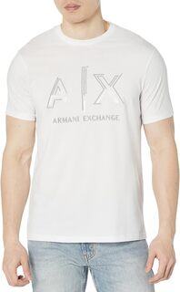 футболка с логотипом AXE Armani Exchange, белый