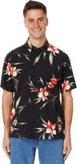 Рубашка Night Bloomer Short Sleeve Woven Quiksilver, цвет Black Night Bloomer