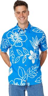 Рубашка Cruise Town Short Sleeve Woven Quiksilver, цвет Directoire Blue Cruise Town
